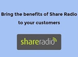 You can provide free listening to your customers by partnering with Share Radio ..