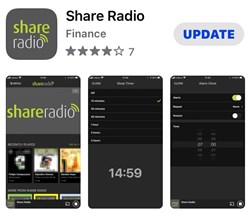 Welcome to the fresh new look for the Share Radio App ..
