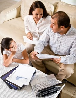 Money blogger Miss Thrifty discusses family finance.