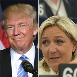 Share Politics: Judge blocks Trump, Le Pen's presidential bid begins