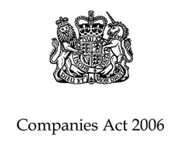 .. enacted in Part 9, Companies Act 2006 