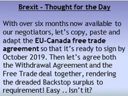 Our only mention of Brexit this week!