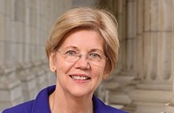 Democrat presidential hopeful Elizabeth Warren