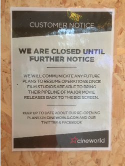 While businesses have to cope with near-compulsory closure in so many sectors