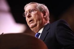 Meanwhile Mitch McConnell was content to vote 'not guilty' but then describe Trump's 'disgraceful dereliction of duty' ..