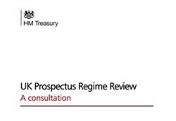 Responses to HM Treasury's UK Prospectus Regime Review are due in by Friday 24th September