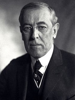 Reparations on Germany after WW1 would not have been so harsh if U.S. President Woodrow Wilson had been fit enough to argue his case ..