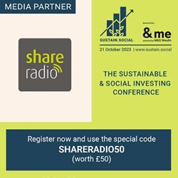 Meanwhile, for those more focused on how to invest and still meet the net zero targets, don't miss the Sustain:Social Investing Conference on Saturday 21st October!