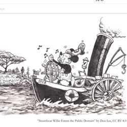 Steamboat Willie, the original Mickey Mouse, steps into the public domain after 95 years of copyright restriction. Copyright law has been with us for over 300 years, but it's due a serious revision in the light of Artificial Intelligence
